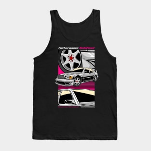 Retro Evolution 2 190 E Car Tank Top